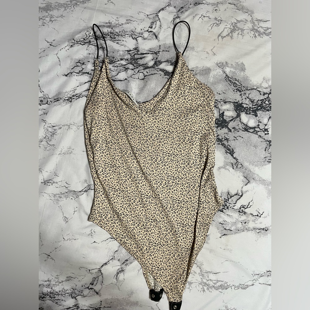 Cheetah print bodysuit
